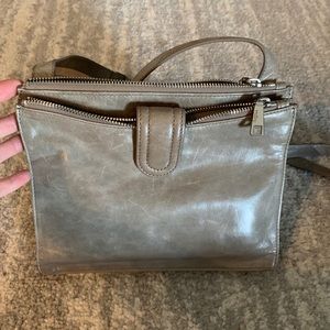 Gray HOBO cross body